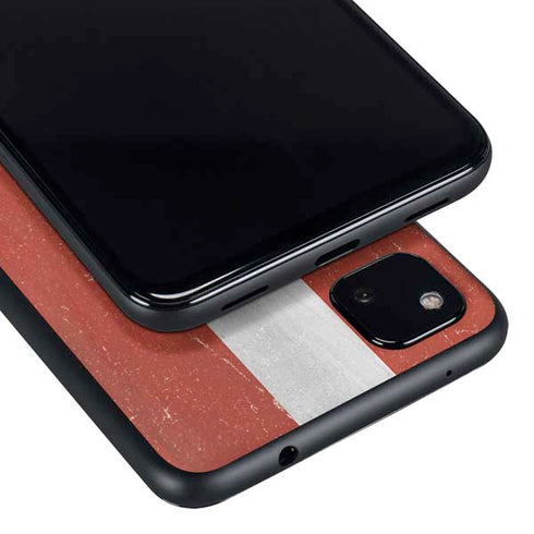 Latvia Flag Distressed Google Pixel 4a Skin